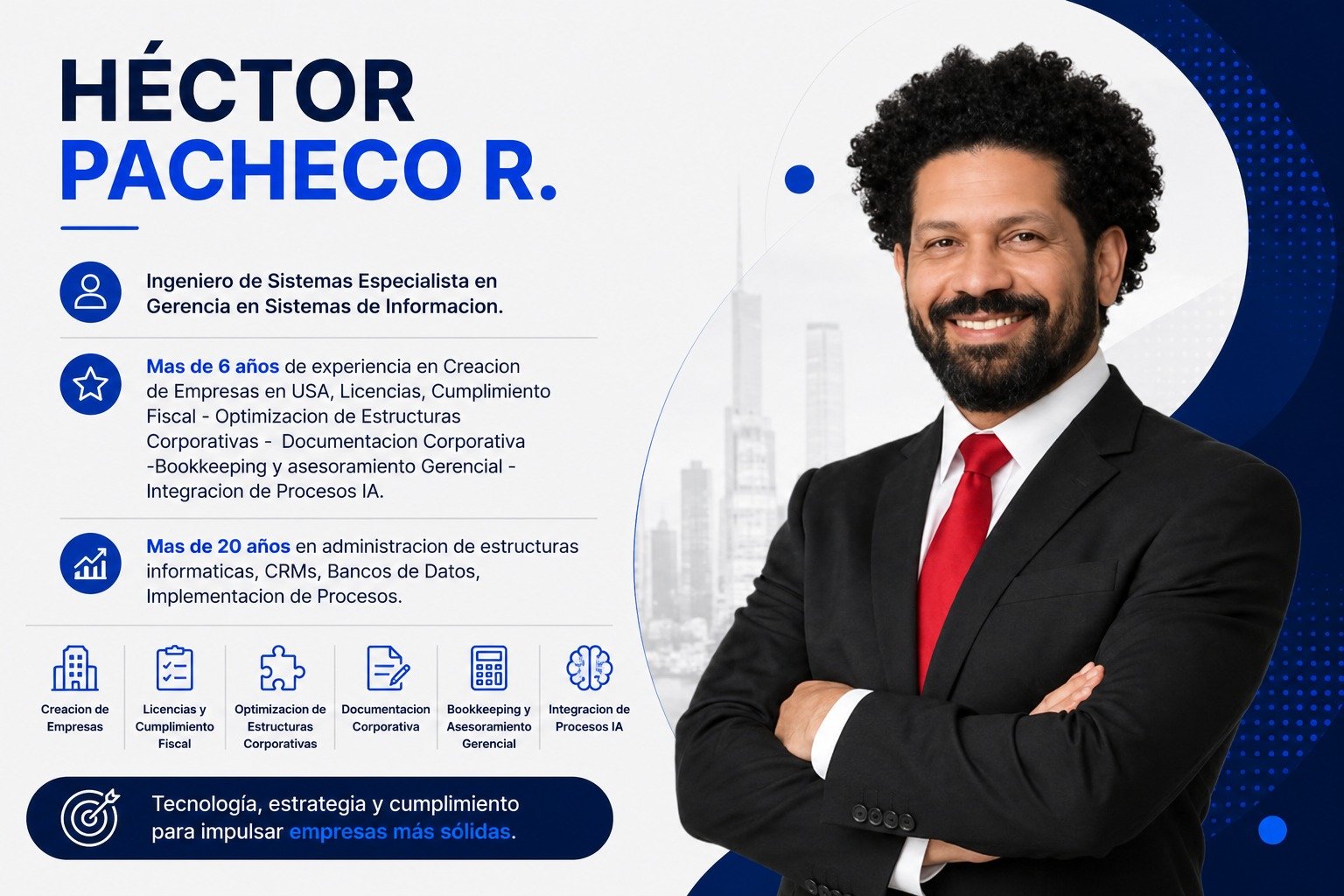 H&eacute;ctor Pacheco R., Ingeniero de Sistemas, especialista en Gerencia en Sistemas de Informaci&oacute;n